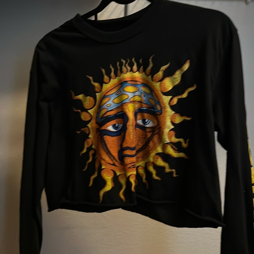 Sublime long sleeve crop top